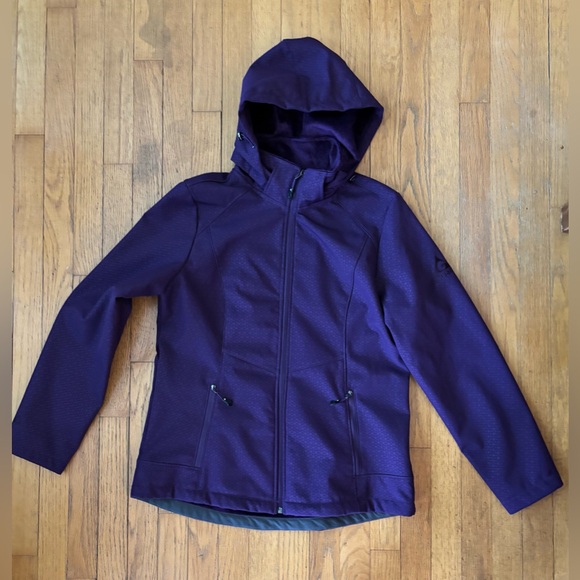 Gerry Outdoors Purple Full Zip Hooded Jacket Size M - Picture 8 of 15
